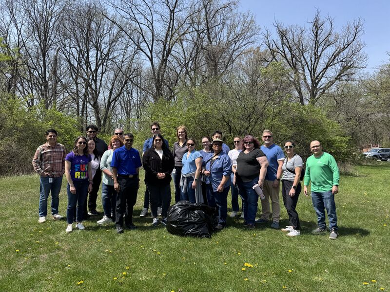 Ingredion employees cleaned parks during sustainability month